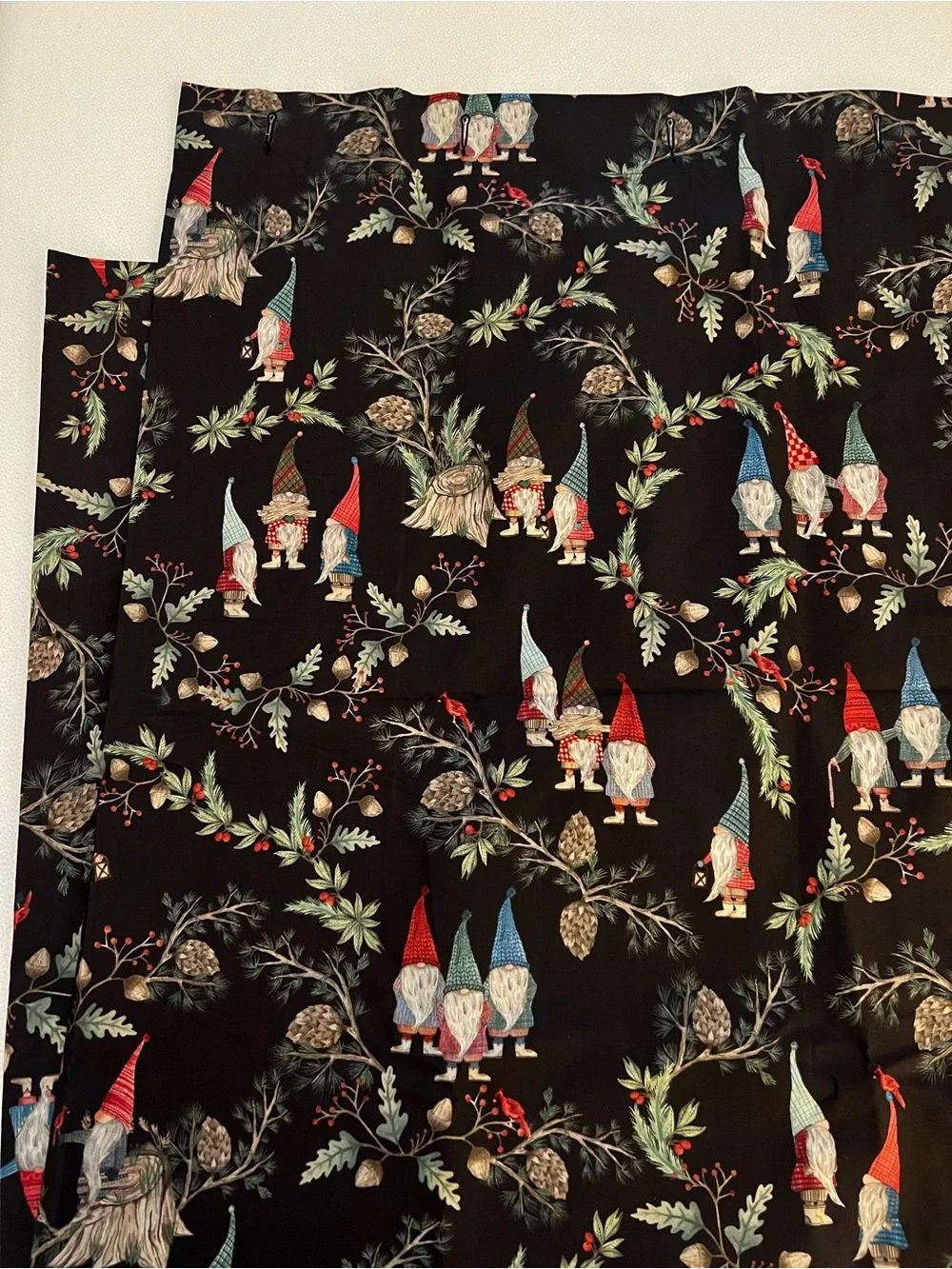 Pottery Barn Forest Gnome Shower Curtain
